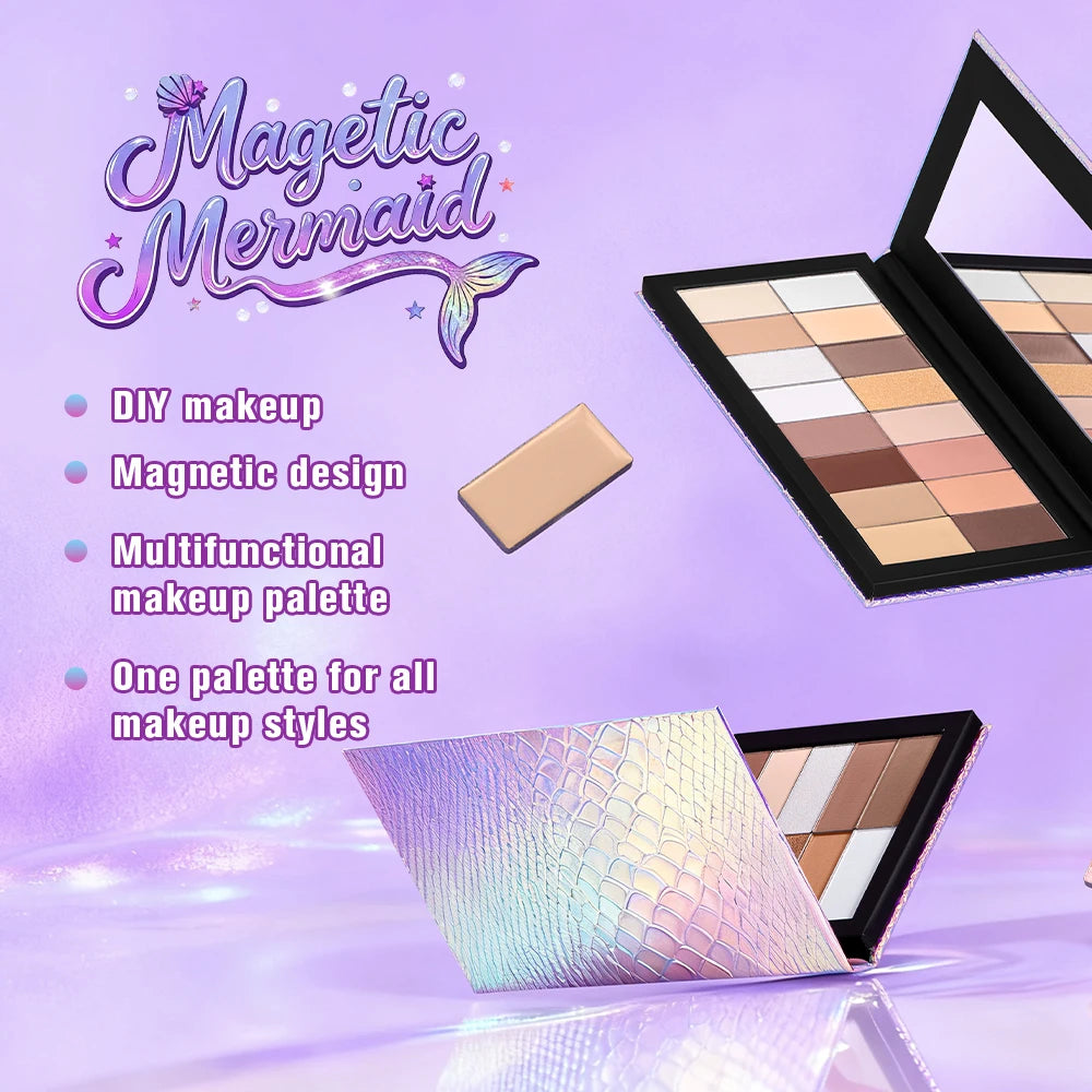 Magnetic Makeup Palette Eyeshadow and Contour Kit