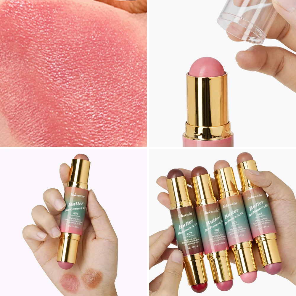 Double Ended Cream Bronzer and Blush Makeup Stick - 6