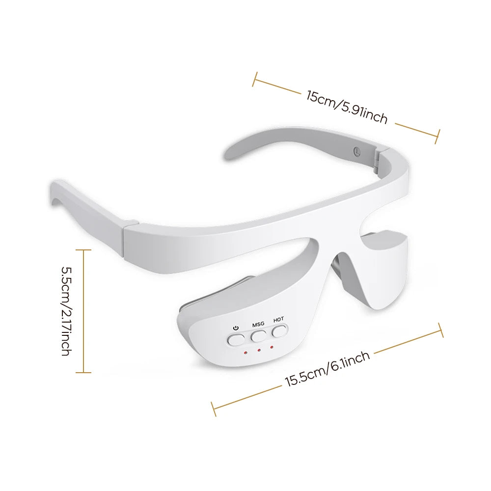 3D LED Red Light Vibration Eye Massager for Fatigue Relief - 22