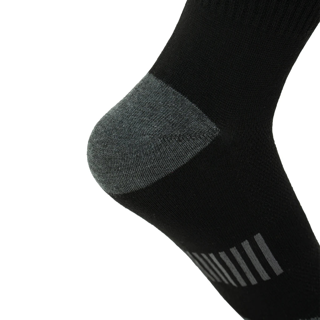 Polyester Elastane Mens Crew Socks 6 Pair Set