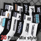 Polyester Elastane Casual Crew Socks