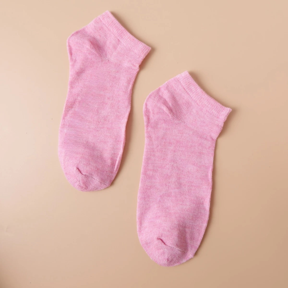 Polyester Elastane Ankle Socks Casual Low Tube Footwear - 4