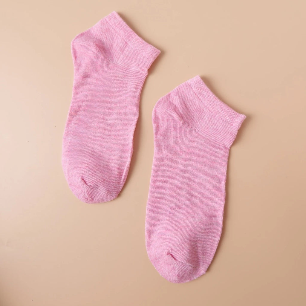 Polyester Elastane Ankle Socks Casual Low Tube Footwear