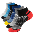 Polyester Blend Casual Ankle Socks For Men