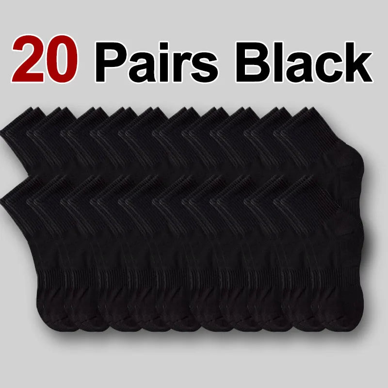 Polyester Blend Mid Calf Crew Socks Multipack