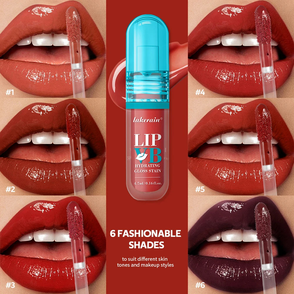 Hydrating Lip Gloss Stain Long Lasting Moisturizing Tint - 5