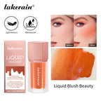 Waterproof Velvet Matte Liquid Blush with Mushroom Applicator