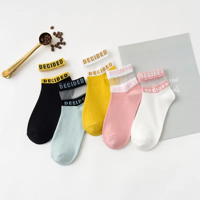 Polyester Elastane Low Cut Socks 5 Pack