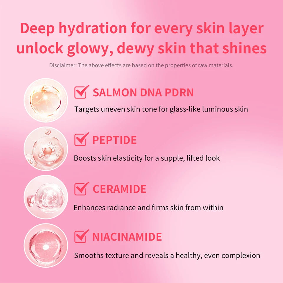 PDRN Niacinamide Milky Facial Toner Hydrating Skincare Lotion