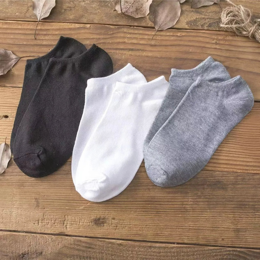 Polyester Nylon Ankle Socks Five Pack