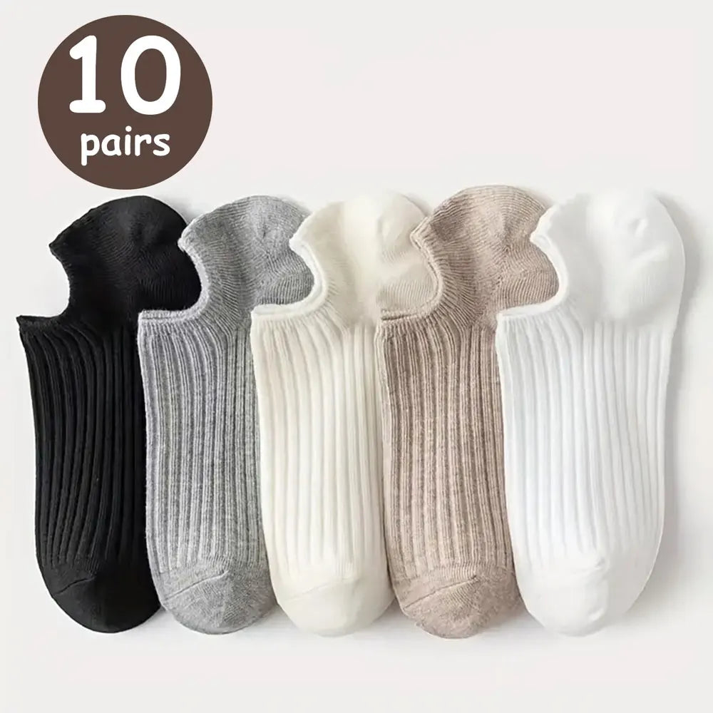 Polyester Elastane Low Tube Ankle Socks