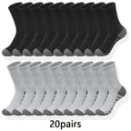 Polyester Elastane Blend Crew Socks