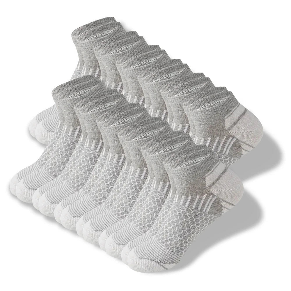 Polyester Blend Casual Ankle Socks For Men