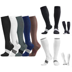 Nylon Elastane Compression Socks for Sports and Travel