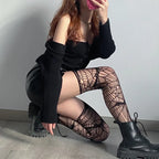 Nylon Spiderweb Pattern Pantyhose Stockings