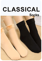 Thick Velvet Fleece Lined Winter Socks