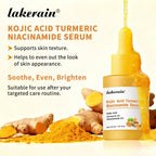 Kojic Acid Turmeric Niacinamide Face Serum Brightening Skin Essence