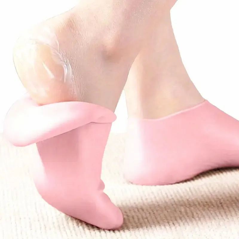 Silicone Moisturizing Socks for Dry Cracked Feet