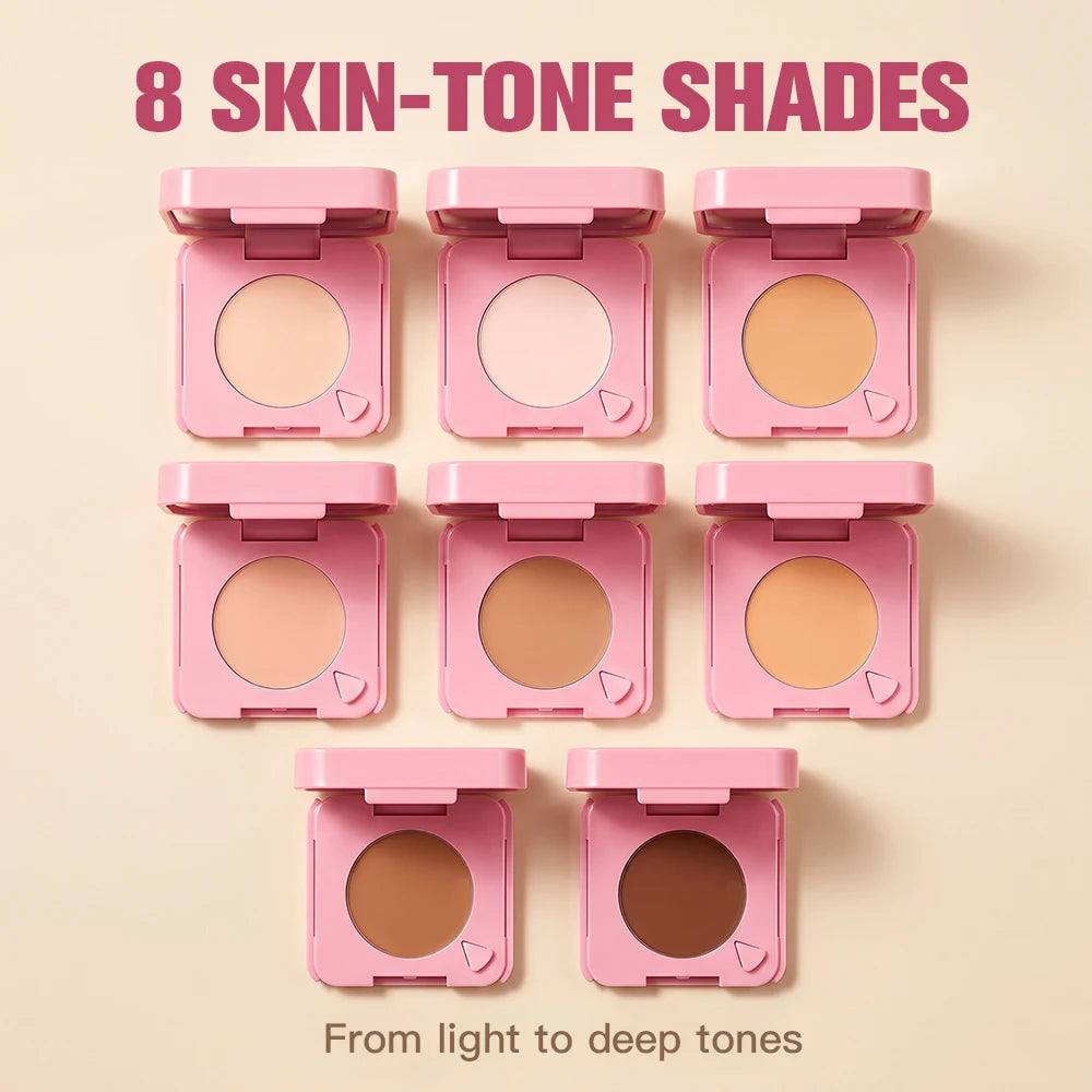 Pressed Powder Compact With Mirror And Phone Grip