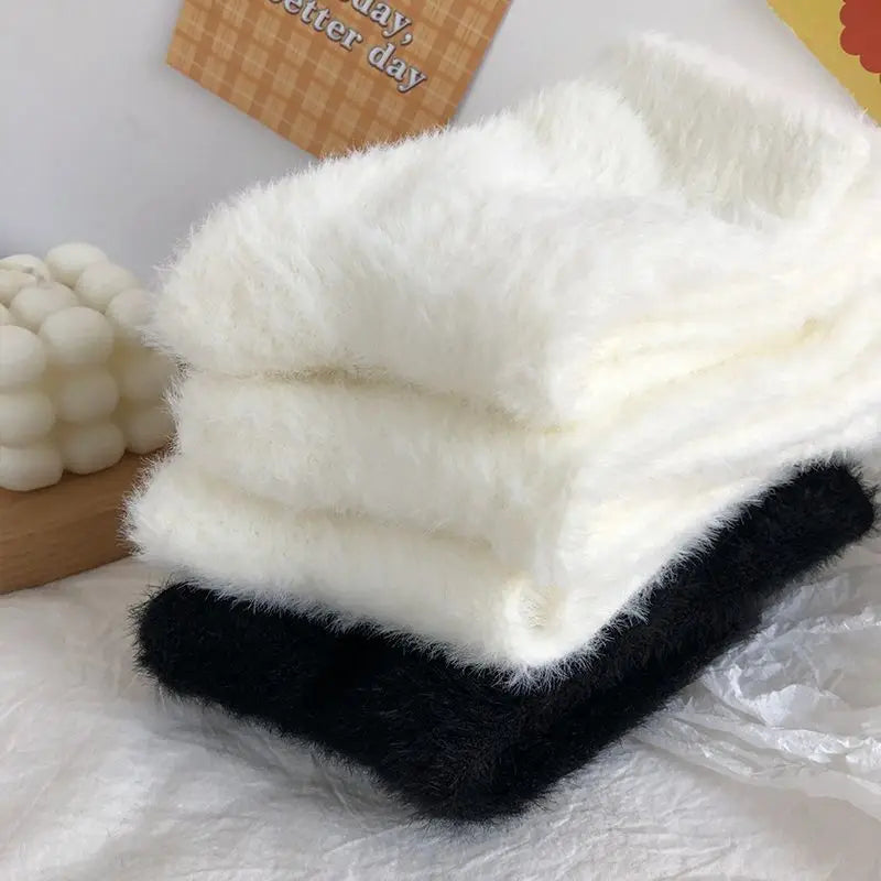 Polyester Elastane Plush Winter Socks