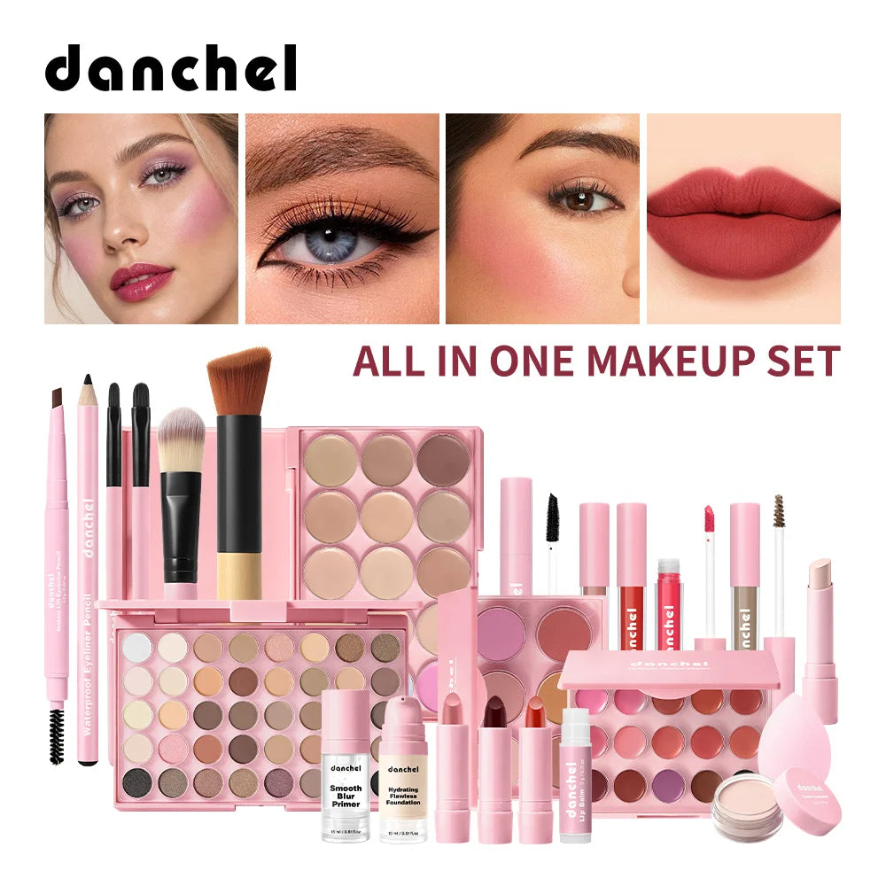 All In One Professional Makeup Cosmetic Set With Tools - 22