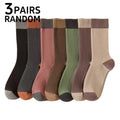 Polyester Elastane Women Crew Socks Japanese Style Set