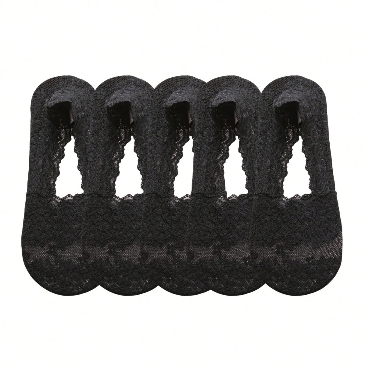 Womens Polyester Elastane Low Cut Invisible Liner Socks