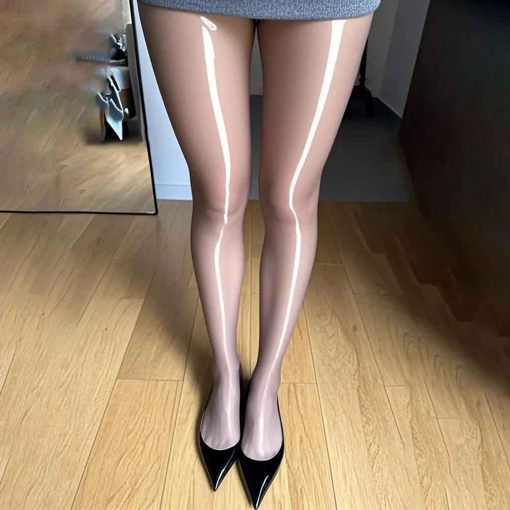 Nylon High Elasticity Glossy Pantyhose - 2