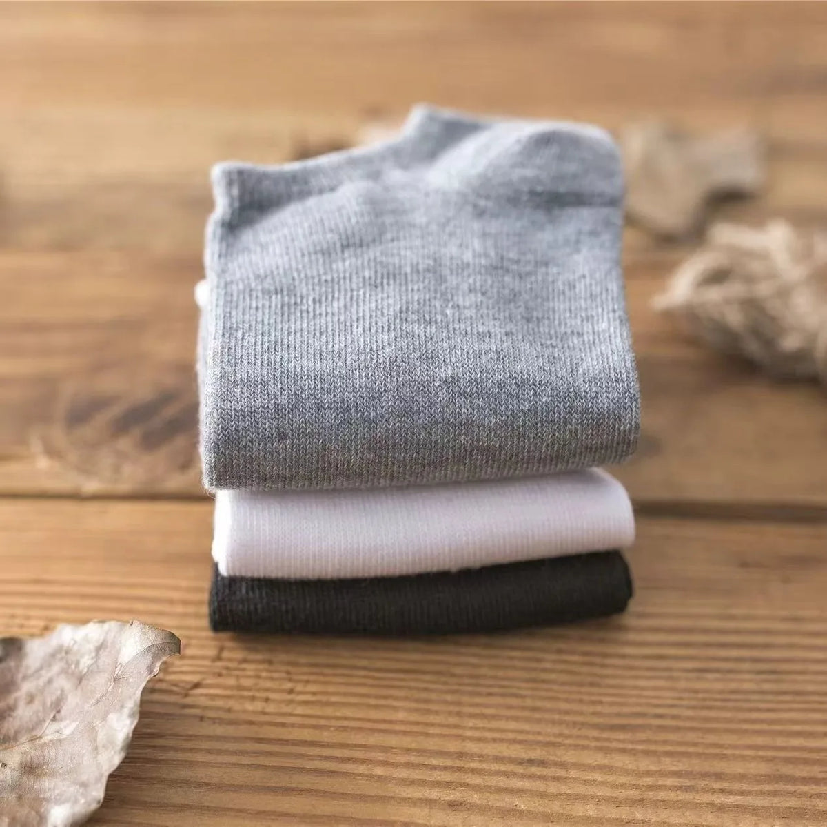Polyester Nylon Ankle Socks Five Pack
