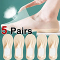 5 Pairs Women Cotton Invisible Low Cut No Show Socks