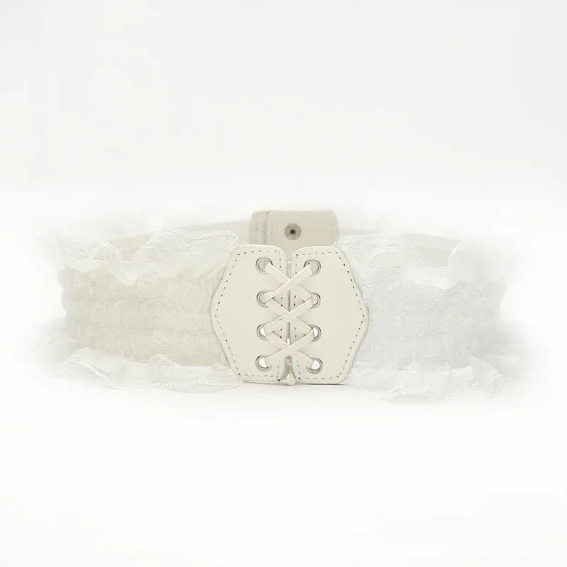 Synthetic Leather Waist Cincher Corset Belt