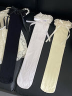 Polyester Spandex Lolita Bow Knee High Socks