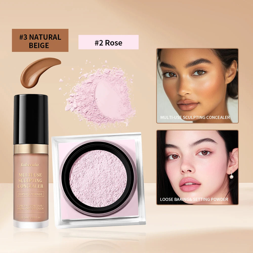 Concealer And Setting Powder Makeup Set