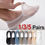 Men Cotton Blend Low Cut Invisible Socks