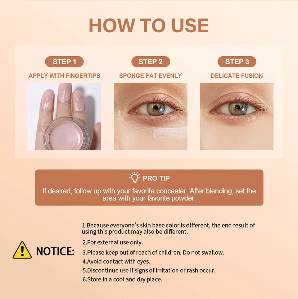 Cream Under Eye Brightener Dark Circle Concealer - 13