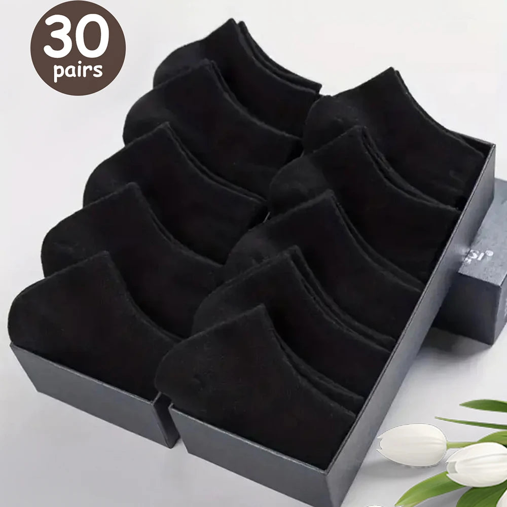Polyester Elastane Mens Low Cut Ankle Socks - 7