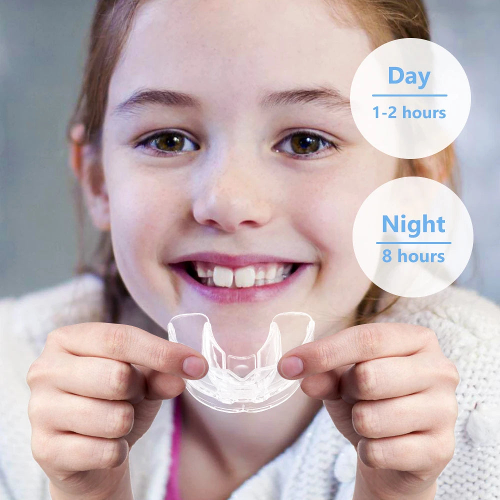 3 Stage Kids Silicone Dental Alignment Trainer Retainer Set