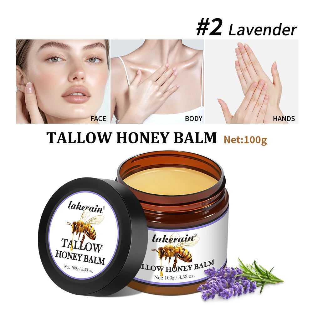 Beef Tallow and Honey Moisturizing Face and Body Cream