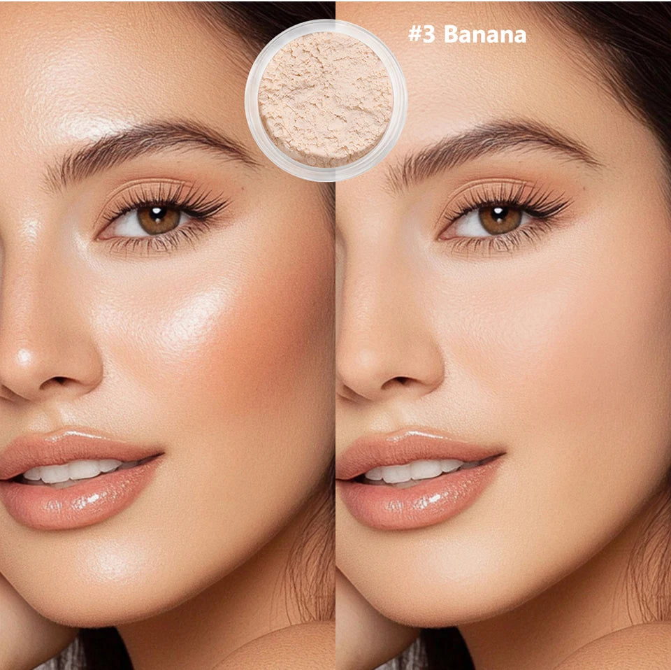Matte Loose Face Powder for Long Lasting Makeup Setting - 10