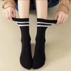6 Pair Polyester Blend Mid Tube Casual Socks