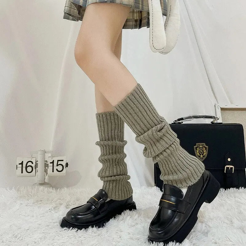 Polyester Elastane Acrylic Leg Warmers for Women