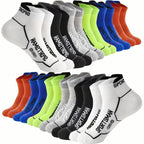 Cotton Polyester Blend Breathable Ankle Sports Socks