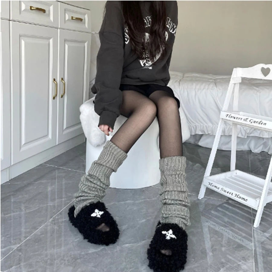 Polyester Knit Leg Warmers