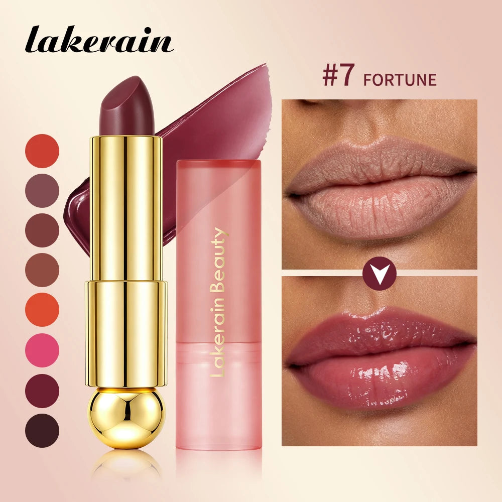 Tinted Lip Oil Stick Moisturizing Glossy Plumping Lipstick