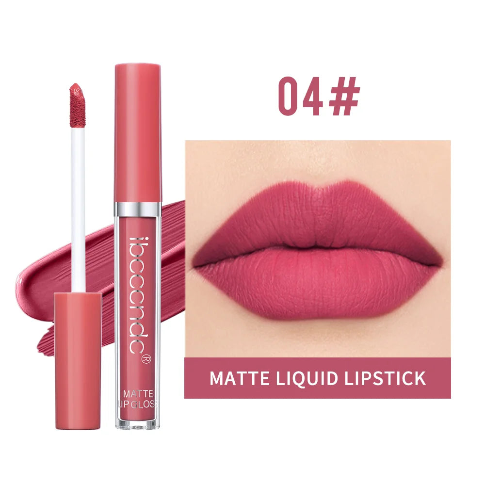 Matte Velvet Liquid Lipstick Waterproof Long Lasting Lip Glaze - 23