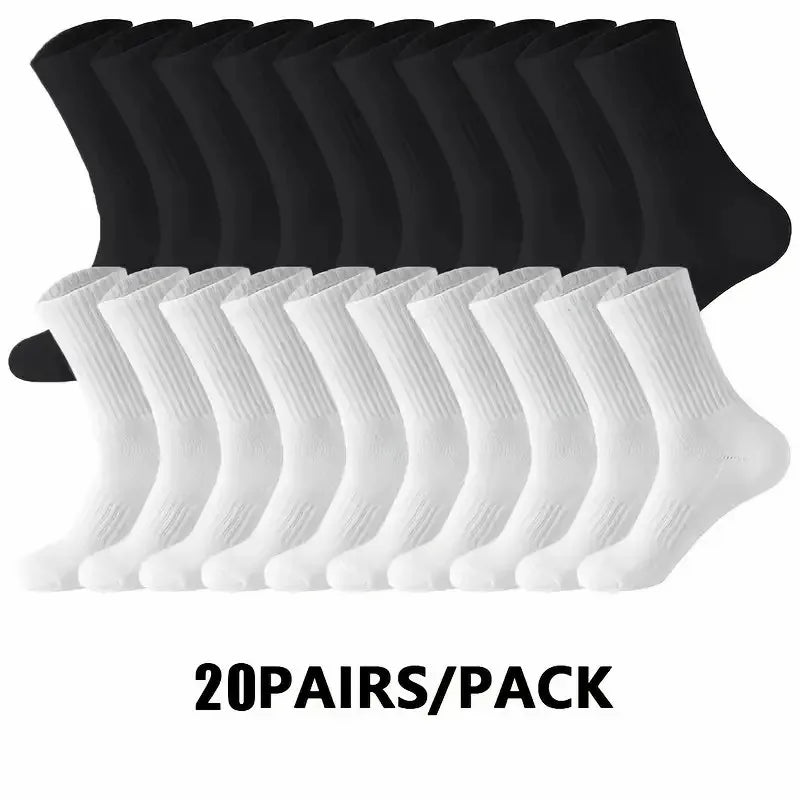 Polyester Elastane Blend Mens Crew Socks Multi Pack - 16