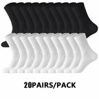 Polyester Elastane Blend Mens Crew Socks Multi Pack