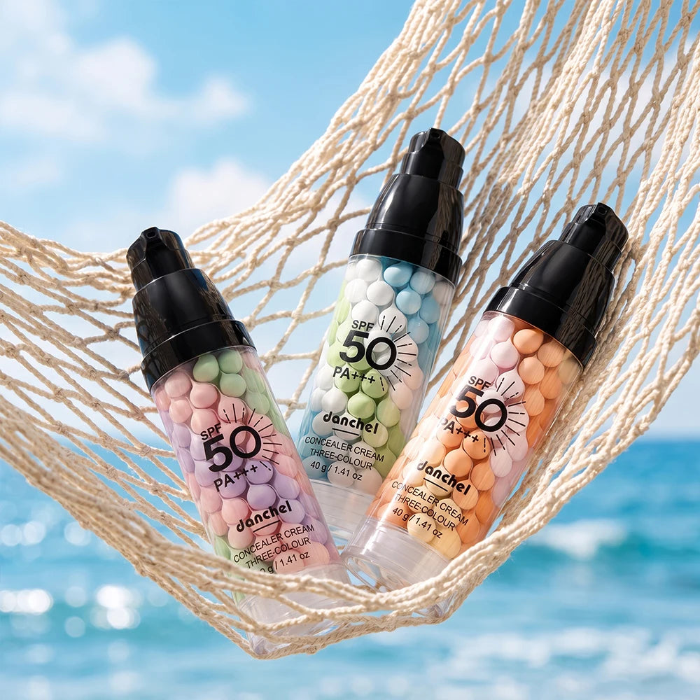 3 Color Correcting Makeup Primer Cream SPF50