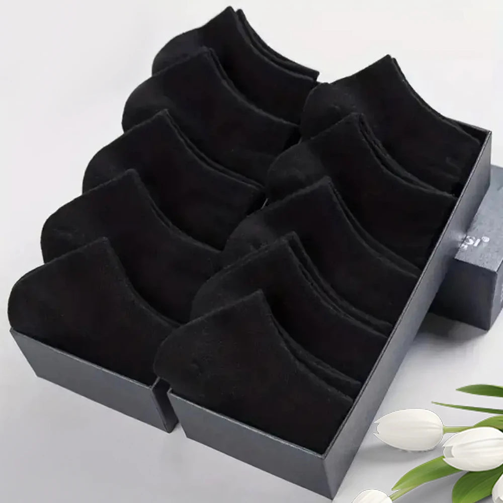Polyester Elastane Mens No Show Low Cut Casual Socks - 11