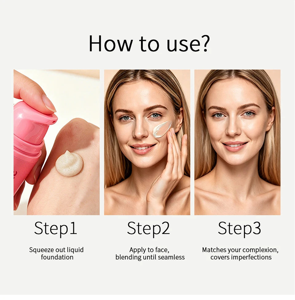 Color Changing Liquid Foundation SPF 15 Skin Tone Adapting Makeup